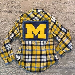 Michigan Wolverines Flannel
